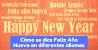 Feliz Año Nuevo en muchos idiomas