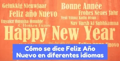 Feliz Año Nuevo en muchos idiomas